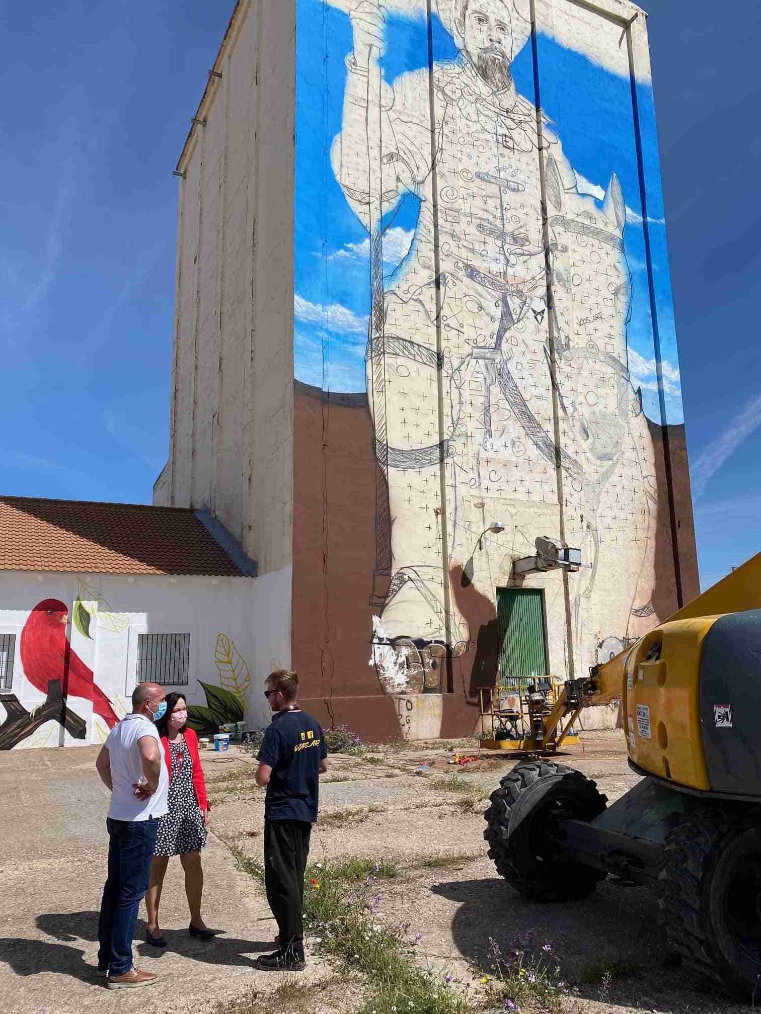 Las cuatro paredes del silo tendrán una temática común relacionada con Alcázar de San Juan y el Quijote 10