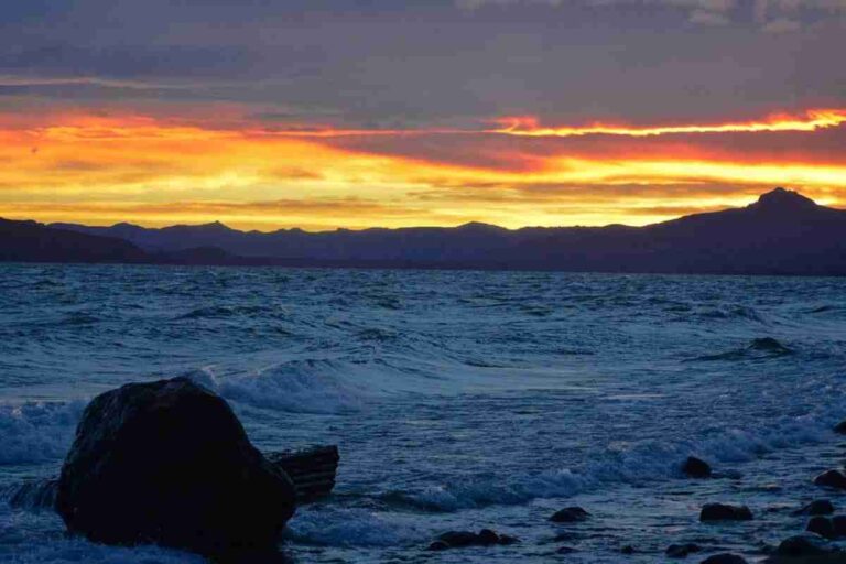 amanecer en bariloche