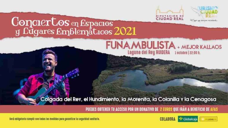 Funambulista + Mejor Kallaos el 1 de octubre en Ruidera Funambulista + Mejor Kallaos el 1 de octubre en Ruidera