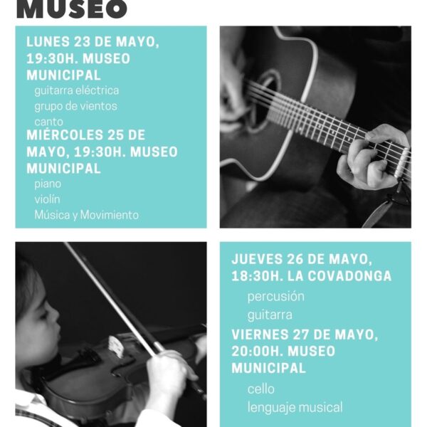 La Escuela Municipal de Música de Alcázar va a celebrar las tradicionales audiciones de fin de curso.