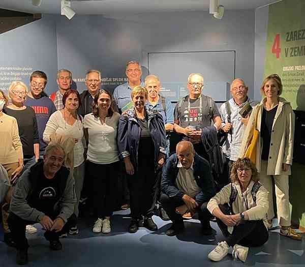 Almadén: Miembros del Comité del Proyecto Geoparque, Volcanes de Calatrava. Ciudad Real visitan Idrija (Eslovenia)