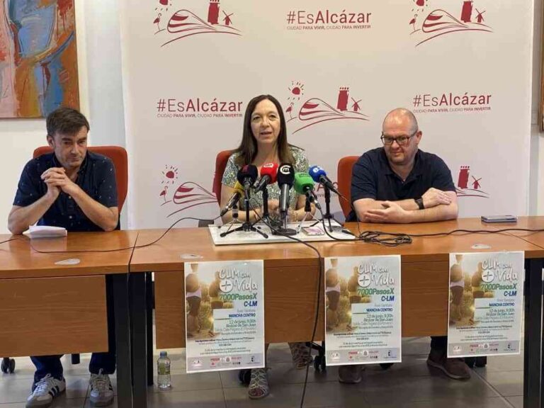 Alcázar de San Juan colabora en la iniciativa “7000pasosX” que aúna deporte y salud