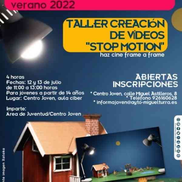 Curso gratuito de creación de vídeos «stop motion»el 12 y 13 de julio en Miguelturra