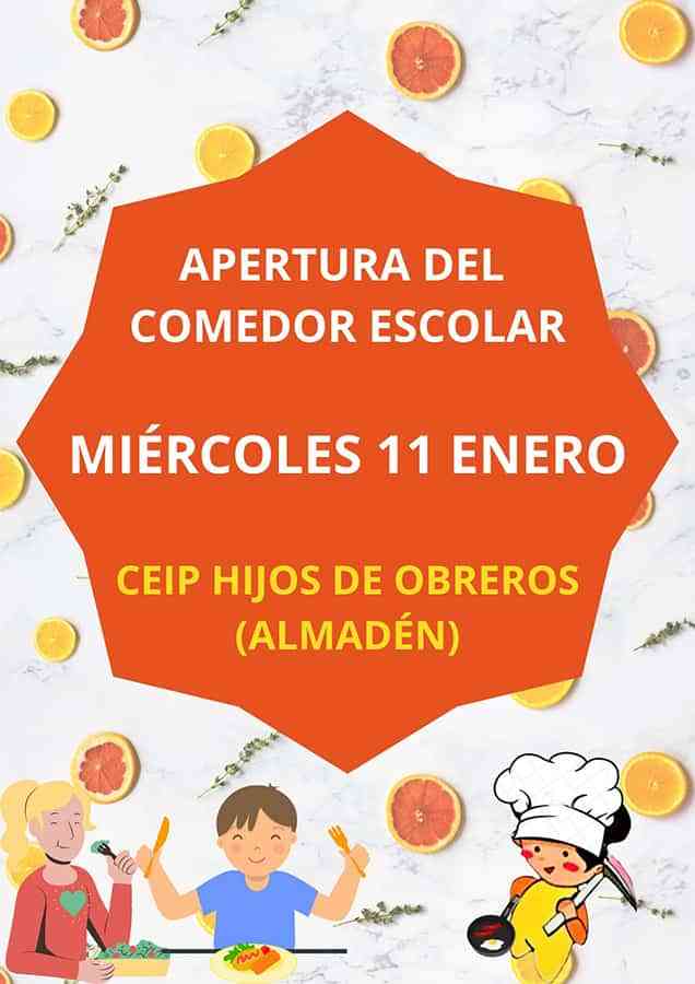 Almad n Apertura Del Comedor Escolar Del CEIP Hijos De Obreros Almad n Apertura Del Comedor Escolar Del CEIP Hijos De Obreros