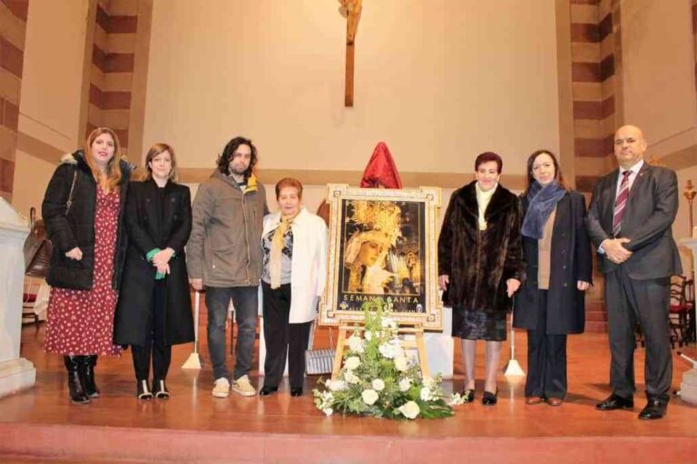 La imagen de Nuestra Señora de la Soledad ilustra el cartel de la Semana Santa 2023