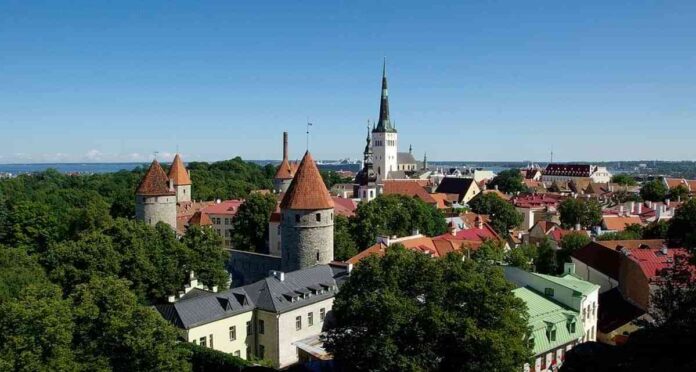 paisaje de tallin estonia