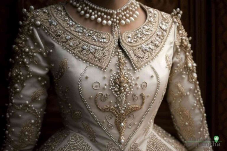 Los vestidos más bonitos del mundo está cubierto de perlas