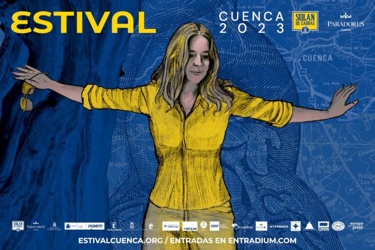 Rocío Márquez, el casco antiguo de Cuenca, un corazón, una parra centenaria y un mapa de los 70