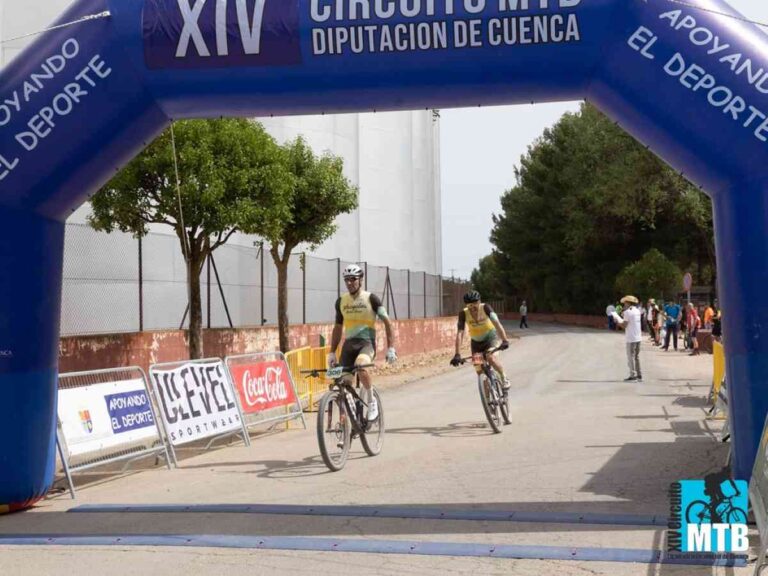 Ganadores de la XII Carrera MTB Virgen de Rus: Javier Gómez y Paula Plaza la próxima cita es el 6 de mayo en Sisante