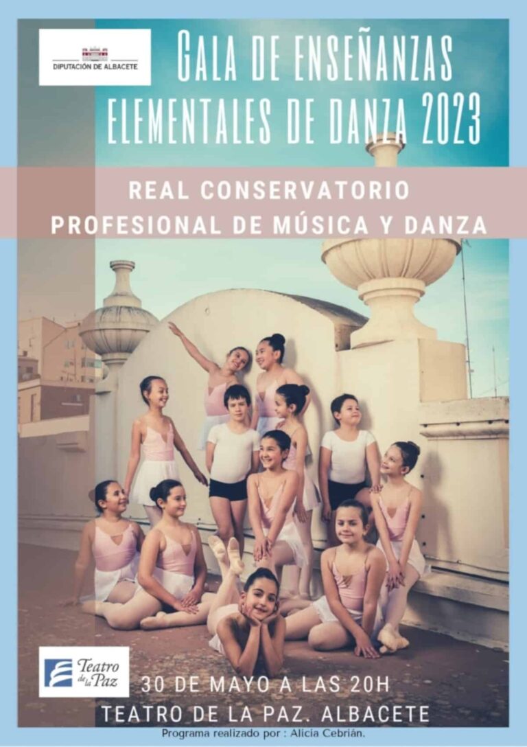 Clausura de las Enseñanzas Elementales de Danza 2022/2023 del Real Conservatorio Profesional de Música y Danza de Albacete
