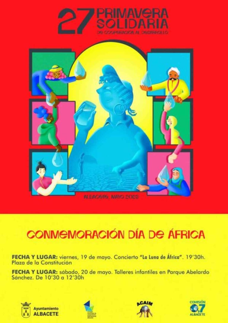 Día de África y talleres infantiles dentro de las actividades de Primavera Solidaria este 19 y 20 de mayo en Albacete