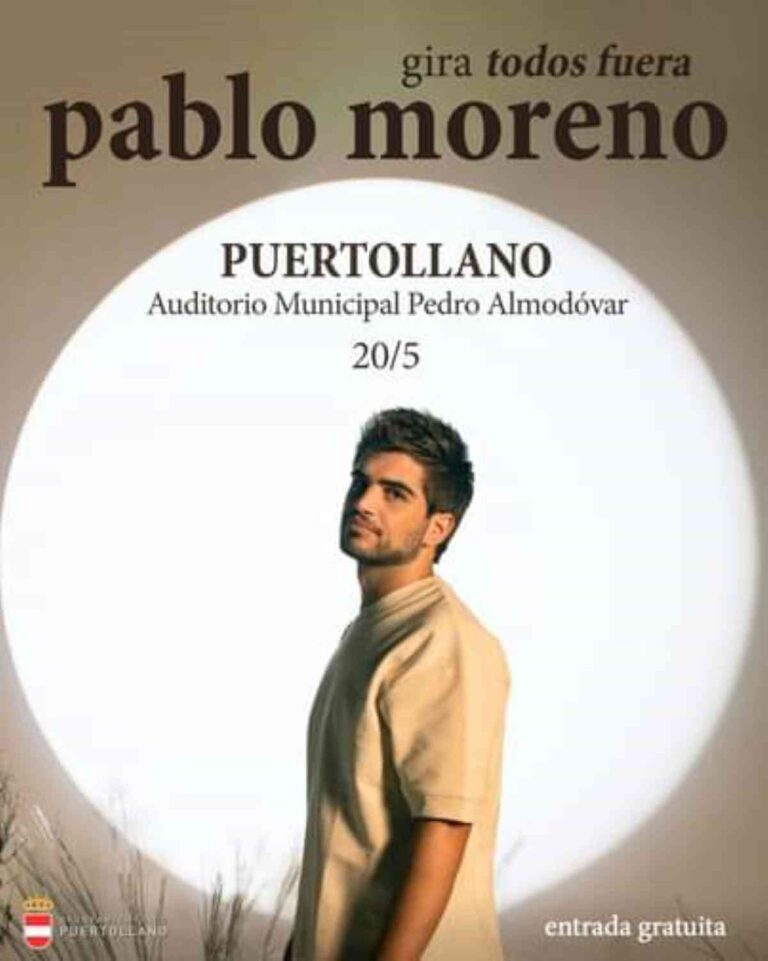 Pablo Moreno presentará su disco “El nido” en un concierto gratuito en el Auditorio Municipal de Puertollano este 20 de mayo