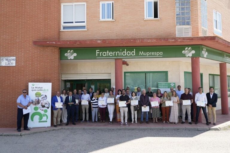 38 empresas mutualistas de Ciudad Real reciben de Fraternidad-Muprespa el Distintivo Cero Accidentes por su nula siniestralidad