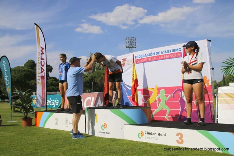 Manuela Massó de Alcázar de San Juan brilla en el Campeonato Regional de Atletismo con dos medallas de oro