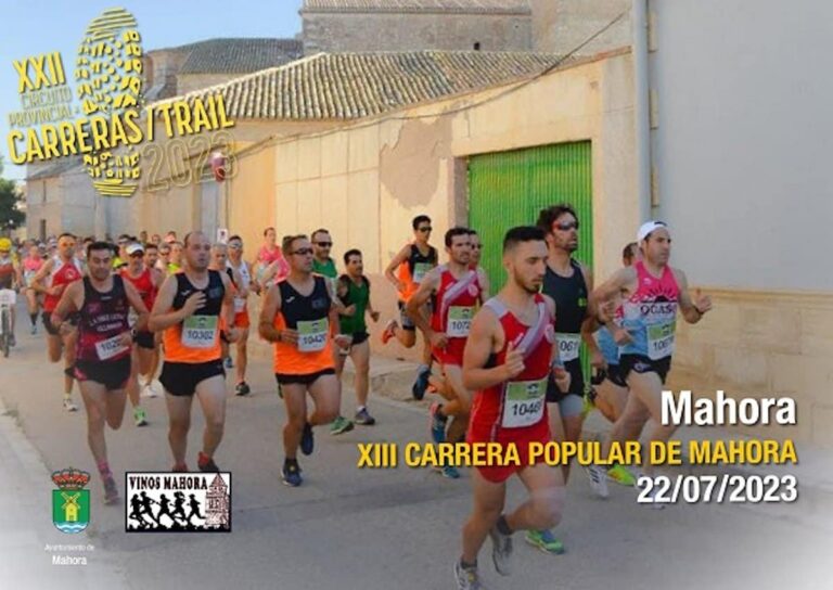 XIII Carrera Popular Mahora el 22 de julio a las 21:00 horas
