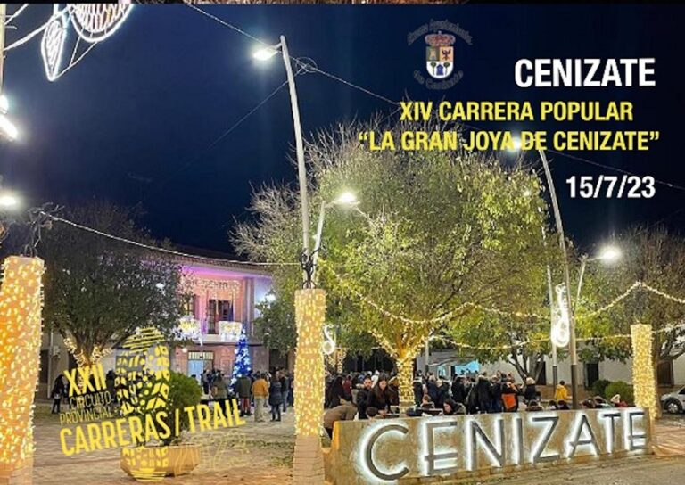 XIV Carrera Popular “La Gran Joya de Cenizate” el  15 de julio a las 20:00 horas XXII Circuito Provincial Carreras / Trail Albacete