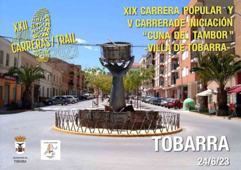 XIX Carrera Popular Tobarra – Cuna del Tambor Circuito Provincial de Carreras Populares de Albacete 2023 el 24 de junio