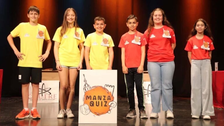 7 colegios  de Manzanares y 1 de Llanos han participado en la 2ª ManzaQuiz  concurso para el alumnado de 6º de primaria