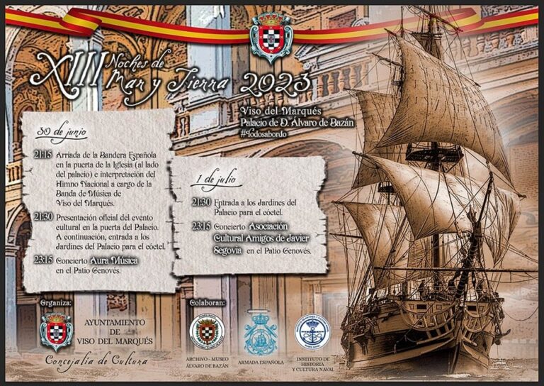 La 13ª edición de las veladas musicales “Noches de Mar y Tierra” del Palacio de Viso del Marqués serán el 30 de junio y 1 de julio