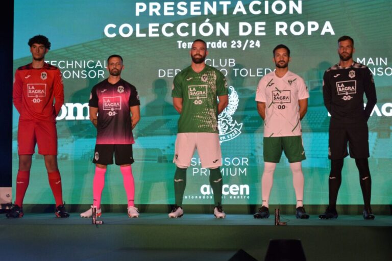 El CD Toledo arranca la temporada y presenta su nueva equipación de la mano de Cerveza LA SAGRA
