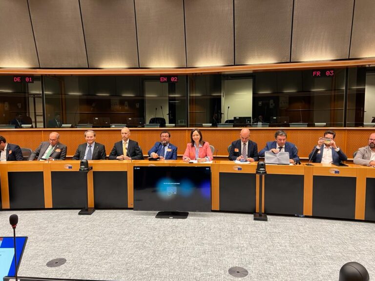 La alcaldesa Rosa Melchor asiste como presidenta a la junta directiva de Recevin en Bruselas