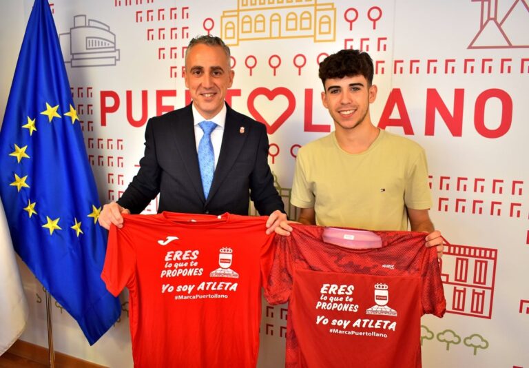 El atleta de Puertollano, Alejandro Ríos Galindo, campeón de España sub 18 en 800 metros al aire libre en Gijón