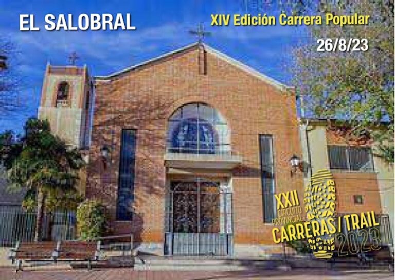 XIV Carrera Popular El Salobral 5K Nocturno el 26 de agosto a las 21 h del XXII Circuito Provincial de Carreras Populares de Albacete
