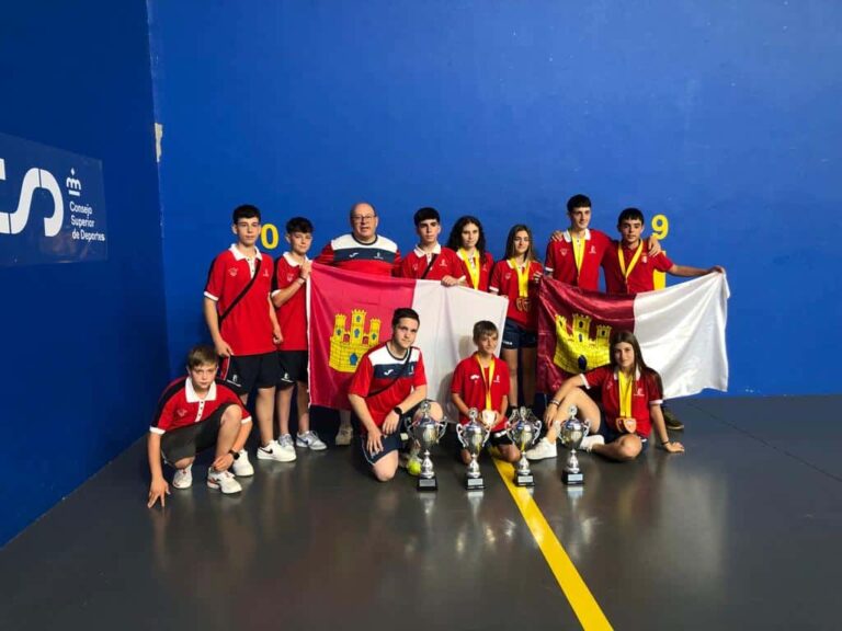 La Federación de Castilla-la Mancha cadete de pelota, se proclama campeona de España, por primera vez en la historia, en Íscar