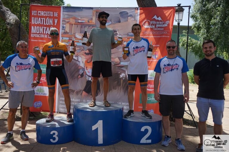 Ganadores del VII Duatlón Cross del Queso en Aceite del Circuito de Duatlón y Carreras por Montaña de la Diputación de Cuenca