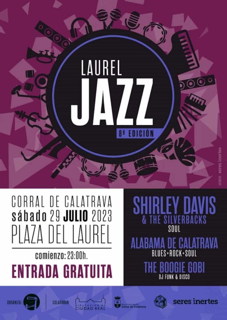 8º  Laurel Jazz el sábado 29 de julio en Corral de Calatrava a las 23:00 horas