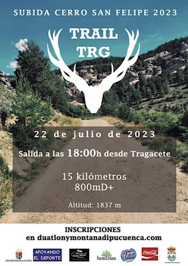 Trail “Tragacete Naturalmente” – Subida Cerro San Felipe 2023 el 22 de julio a partir de las 17 horas