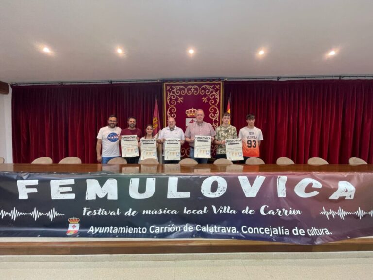Carrión de Calatrava celebrará su IV Festival de Música Local el 9 de septiembre con cinco artistas y grupos musicales