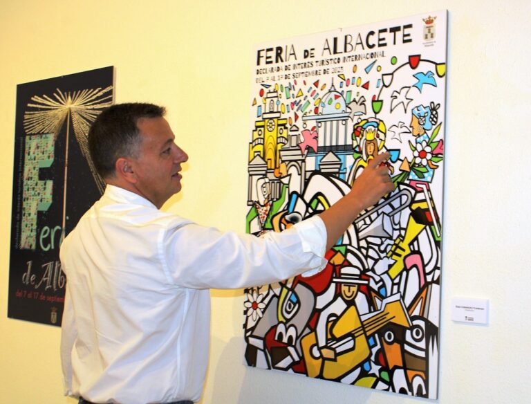 Exposición de carteles de la Feria de Albacete 2023  abierta en horario de mañana en el Museo Municipal  hasta el 31 de agosto