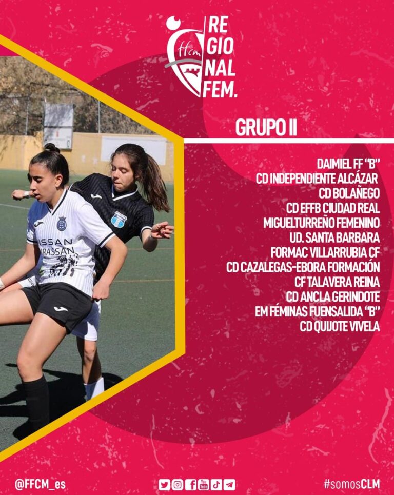 El CD Vivela Quijote ya conoce a sus compañeras de viaje en el grupo ii de la liga femenina de fútbol regional