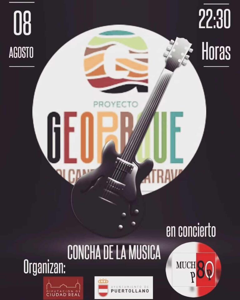 Concierto de Mucho Pop el 8 de agosto en Puertollano coincide con la visita de evaluación de la UNESCO al Geoparque