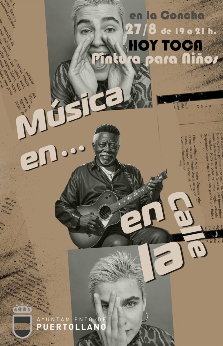 Hoy toca “Pintura para niños” música en la calle en Puertollano el 27 de agosto