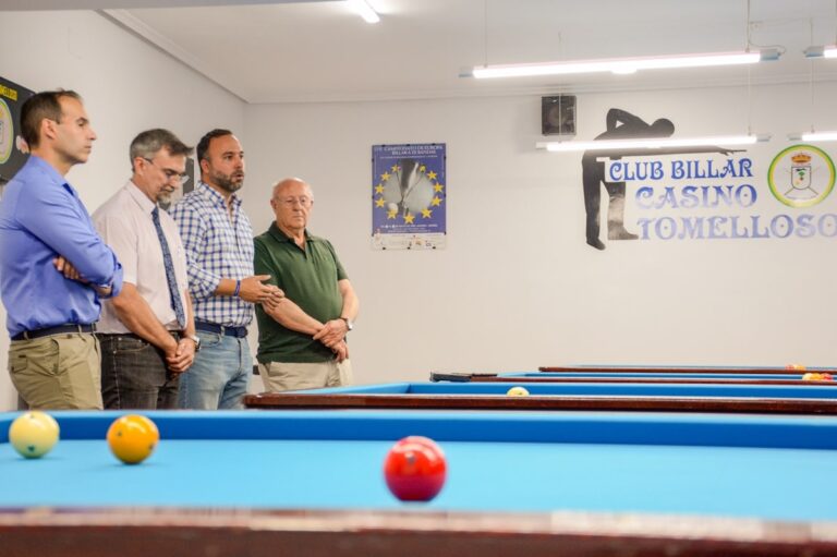 Inaugurado el recién remodelado Club de Billar Casino de Tomelloso que en la Feria y Fiestas albergará un campeonato de alto nivel
