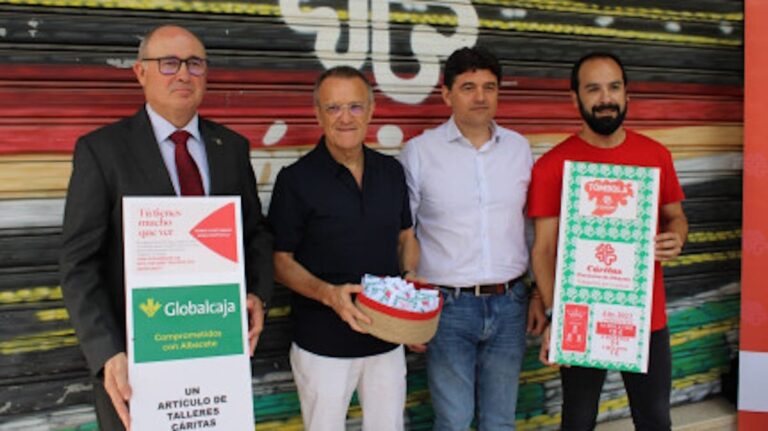Presentada la Tómbola de Cáritas 2023 uno de los mayores atractivos del Paseo de la Feria de Albacete con más de 300 voluntarios