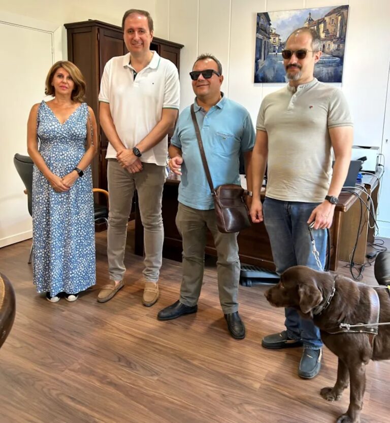 Reiteran compromiso del Ayuntamiento con la ONCE en su primera reunión como alcalde con sus representantes