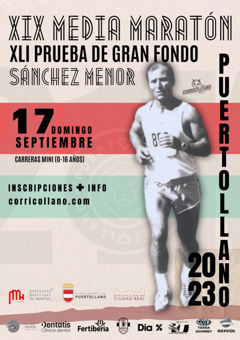 Medio Maratón Ciudad de Puertollano 2023 décimo quinta carrera del Circuito de Carreras de Ciudad Real el 17 de septiembre
