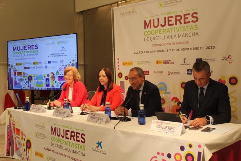 El Salón Noble de Alcázar de San Juan acoge el V Foro de Mujeres Cooperativistas de Castilla-La Mancha