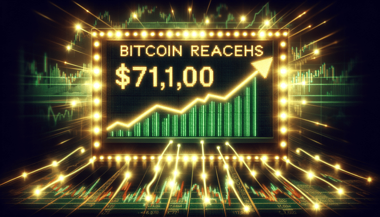 Bitcoin rompe récord: alcanza los $71.000 y activa señales de máximos históricos
