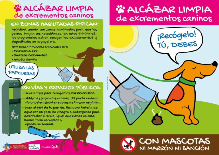 Arranca la campaña “Alcázar limpia de excrementos caninos”