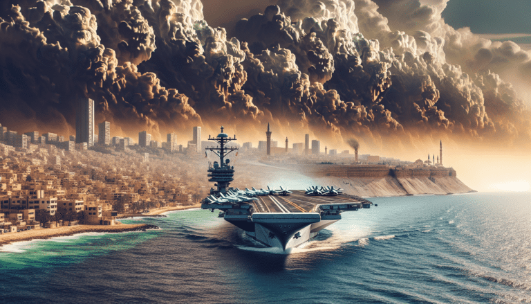 El portaaviones Gerald Ford frente a Hezbolá en la costa de Haifa
