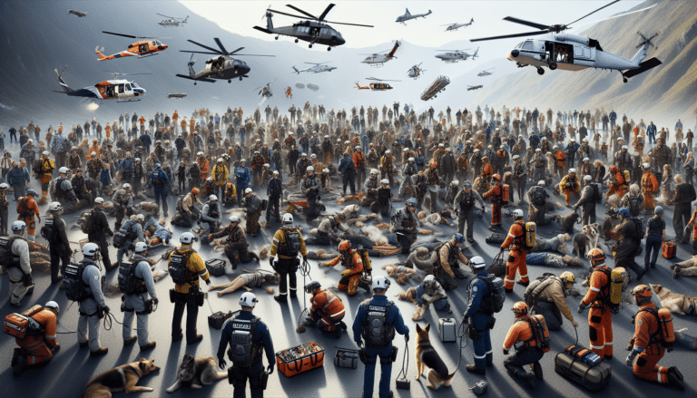 Operativo de Rescate: 60 Expertos, Helicópteros, Drones y Perros en Acción para Salvar Vidas