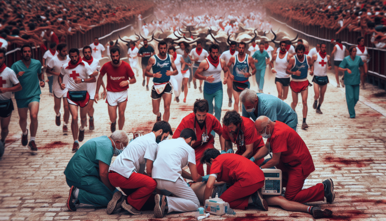 Corredor herido en las Vaquillas de Sanfermines es intervenido de emergencia