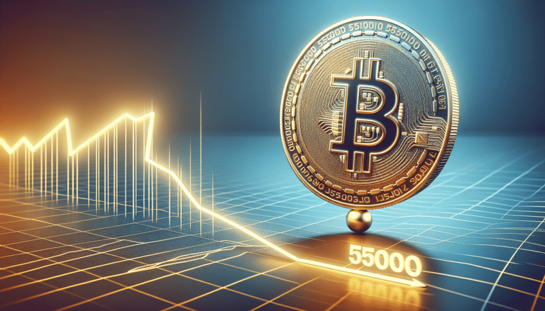 Bitcoin se mantiene por encima de los $55,000 a pesar de continuar su caída