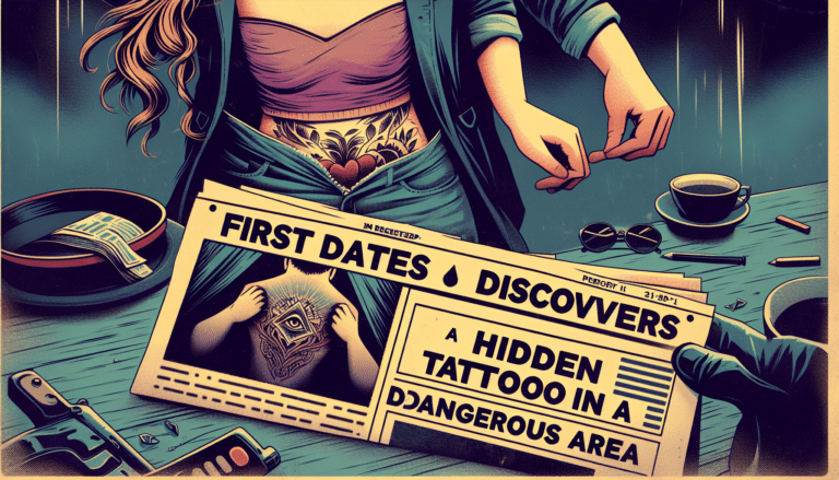 El inesperado tatuaje de First Dates revela una historia secreta en una zona prohibida