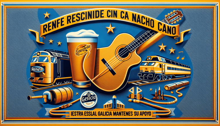 Renfe finaliza su relación con Nacho Cano, mientras que Estrella Galicia continúa su apoyo