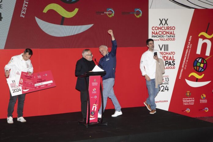Íñigo Tizón, chef medieval 2024, también firma el mejor pincho de España, en Valladolid